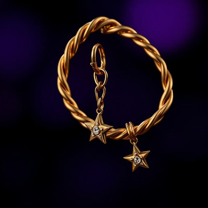 Twin Star Hoop